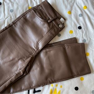 Aritzia Wilfred melina pants caramelized walnut